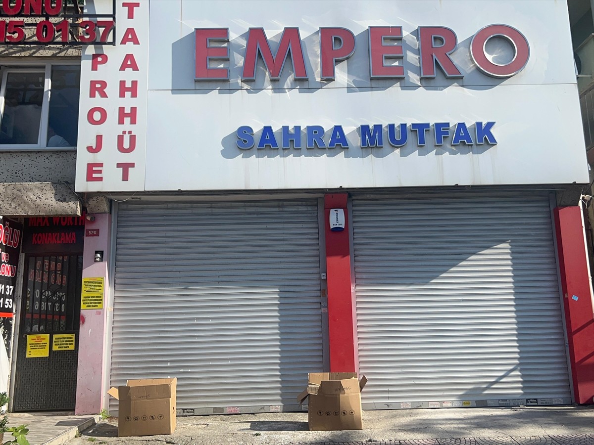 Ümraniye'de iş yerine el bombası atılması sonucu 1 kişi yaralandı. 