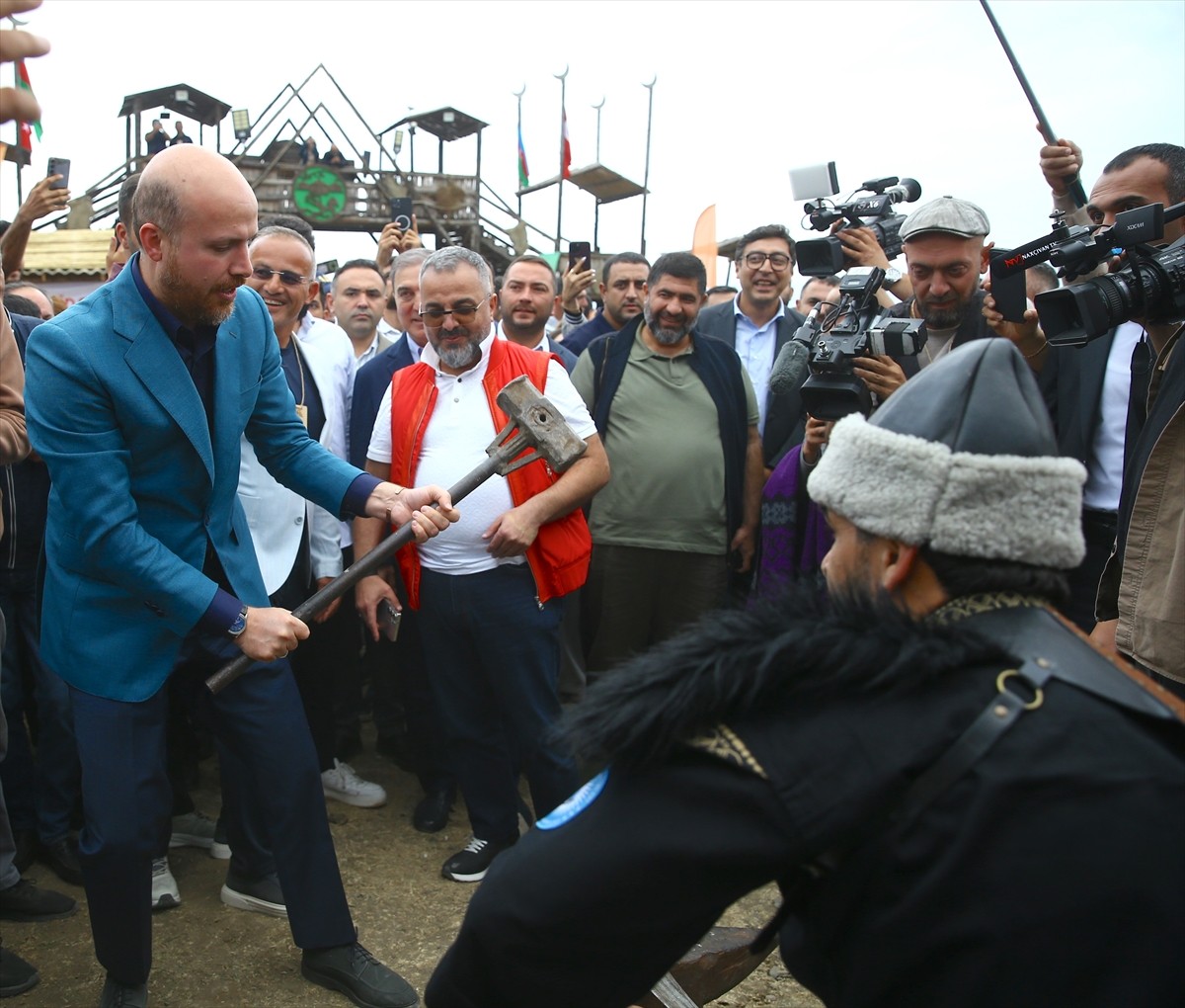 Azerbaycan'ın Göygöl bölgesindeki Cevat Han Tarih ve Kültür Vakfı tarafından Hacıkent Han...