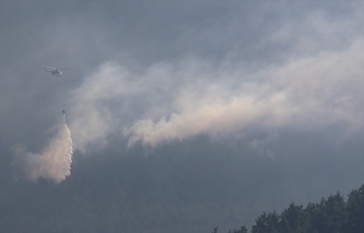Denizli'nin Pamukkale ilçesindeki orman yangını büyük ölçüde kontrol altına alındı. Yangına...