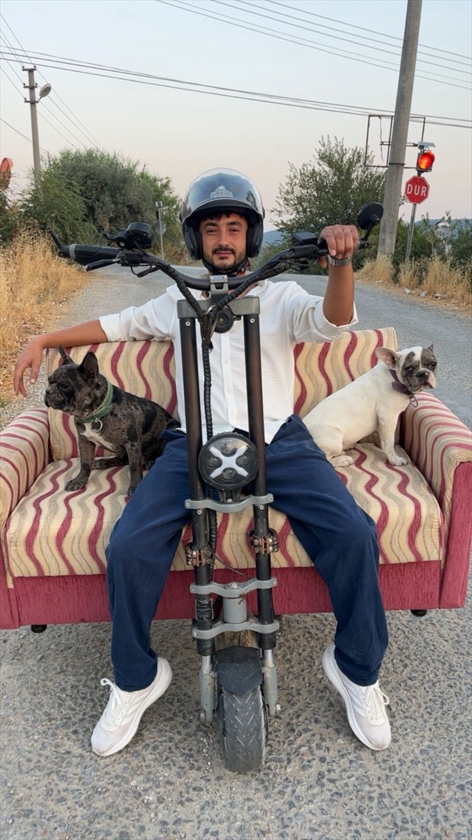 Muğla'da geçen yıl koltuk monte ettiği skuteri kara yolunda kullandığı için ceza kesilen kişi, bu...