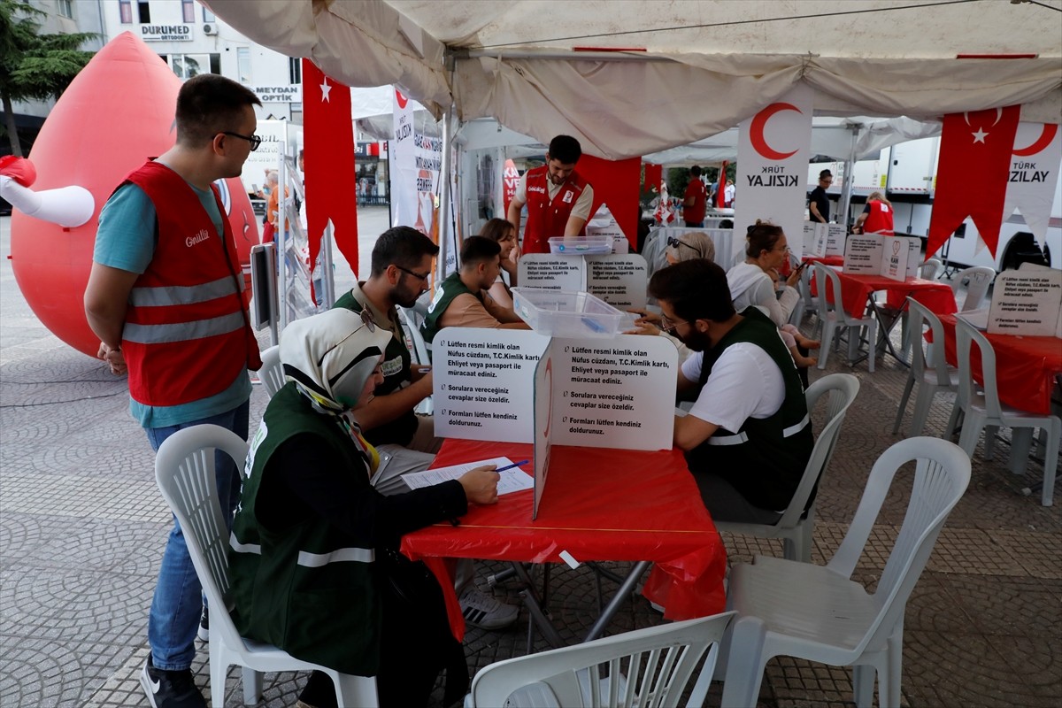 Türk Kızılay Orta Karadeniz Bölge Kan Merkezinin Atatürk'ün Samsun'a geldiği 1919 yılına atıfla...