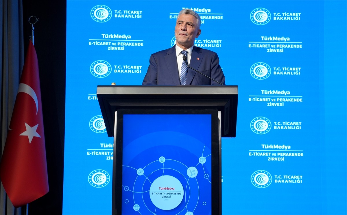 Ticaret Bakanı Ömer Bolat, TürkMedya'nın İstanbul Finans Merkezi'nde düzenlediği e-Ticaret ve...
