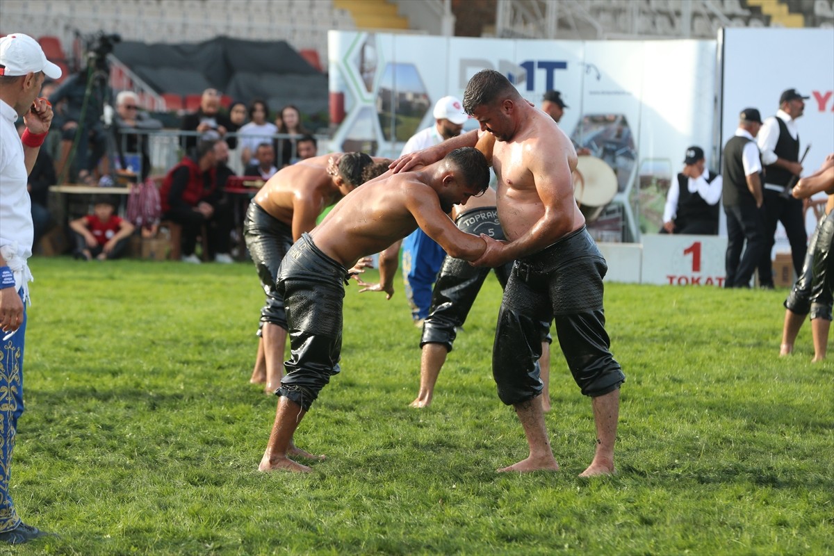  Tokat'ta 1. Ali Yücel Yağlı Pehlivan Güreşleri gerçekleştirildi.