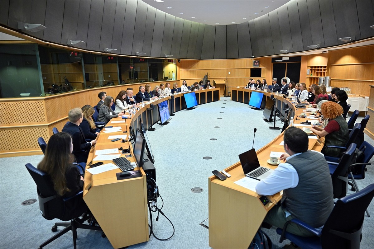 Türkiye Kadın Girişimciler Derneği'nden (KAGİDER) bir heyet, Avrupa Parlamentosu'nda (AP)...