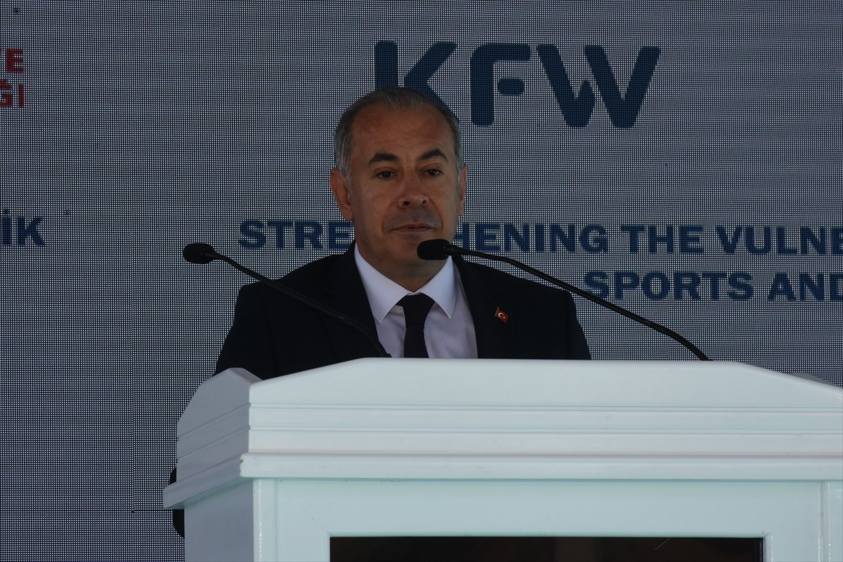 Malatya'da Avrupa Birliği (AB) tarafından finanse edilen, Gençlik ve Spor Bakanlığı ile Alman...