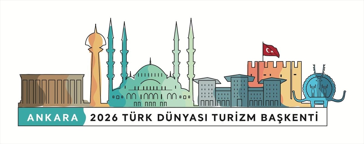 "2026 Türk Dünyası Turizm Başkenti" seçilen Ankara'nın etkinlik takvimi ve resmi logosu...