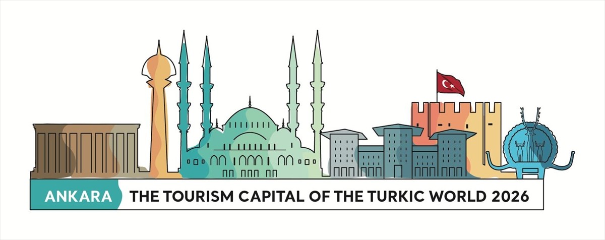 "2026 Türk Dünyası Turizm Başkenti" seçilen Ankara'nın etkinlik takvimi ve resmi logosu...